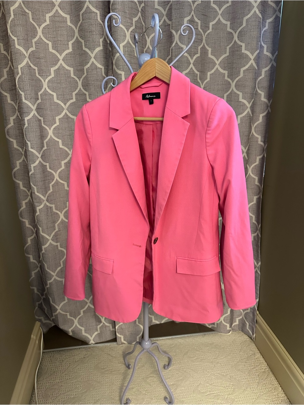 Reitmans Bright Pink Tailored Blazer